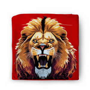 Sarung Bantal Lion face - Singa alam liar 11