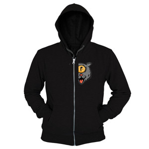 Hoodie Zipper Serigala bermata satu