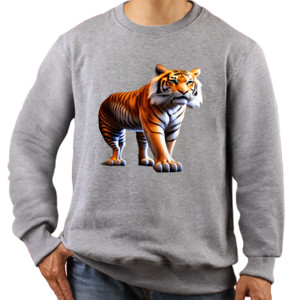 Jaket Sweater Tiger face - Macan alam liar