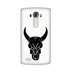 Banteng tato yang digambar tangan hitam Casing HP