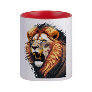 Mug Lion face - Singa alam liar 8